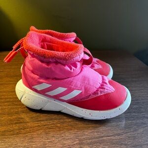 Adidas pink boots toddler 10